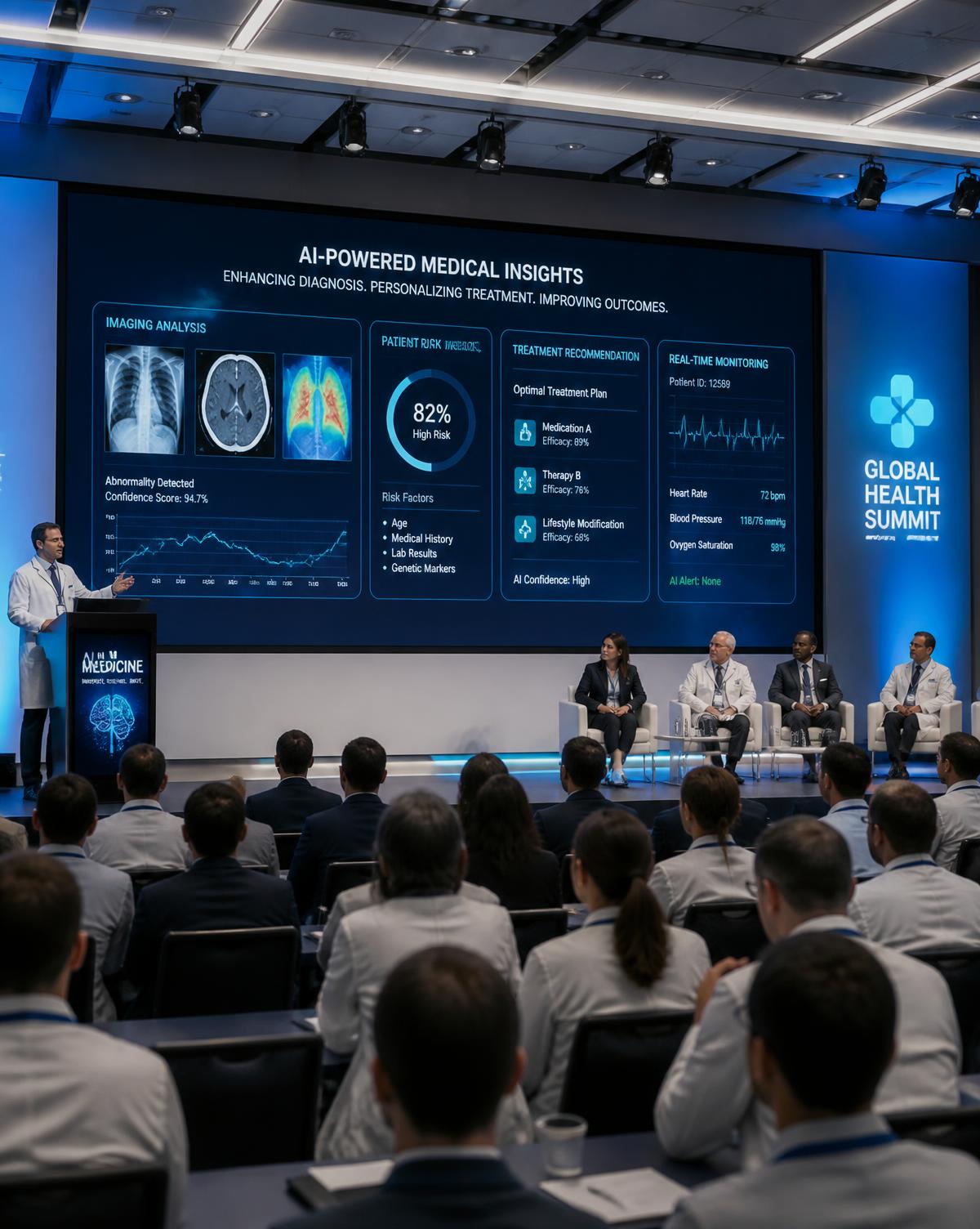 Doctors attending a Hypercube ASAP Foundation medical conference